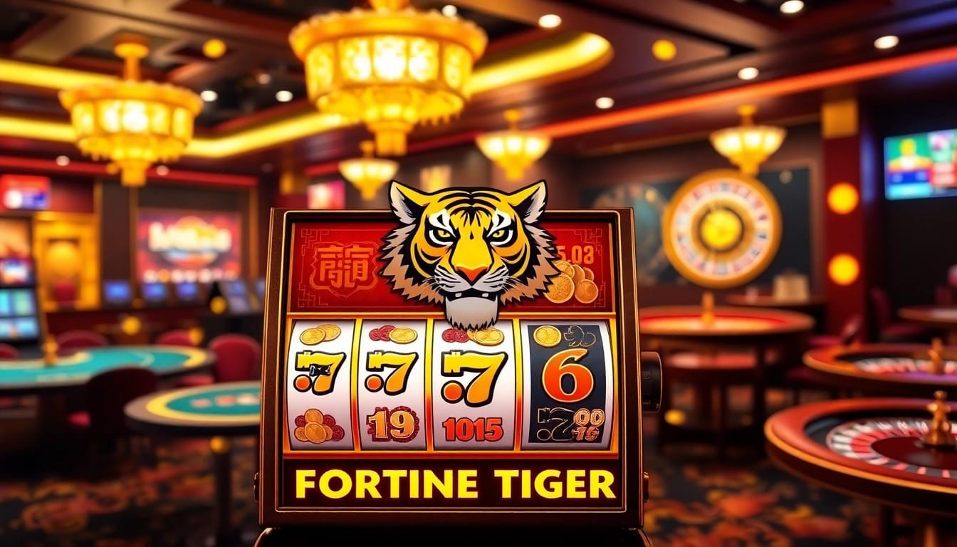 Spin the reels and win big in สล็อต Fortune Tiger ออนไลน์ slot game with vibrant casino visuals.