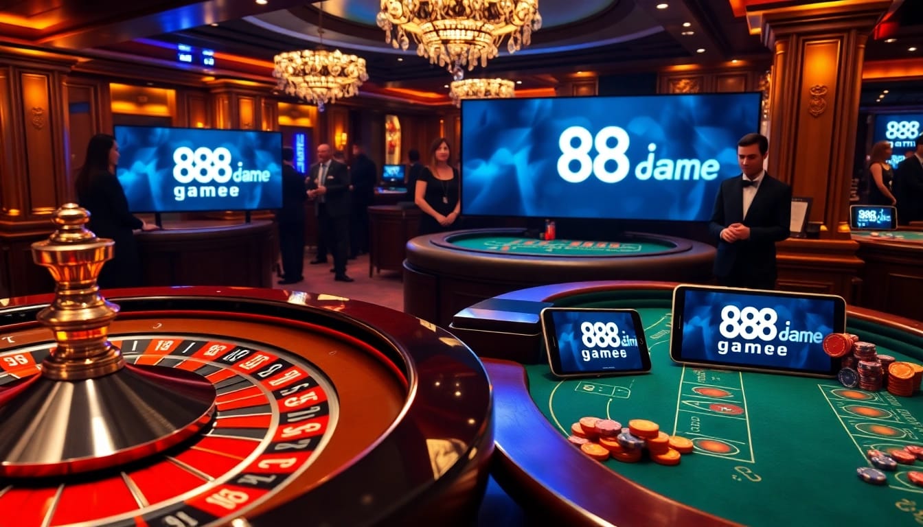 Players enjoying the exciting 88i game experience at a vibrant casino table.
