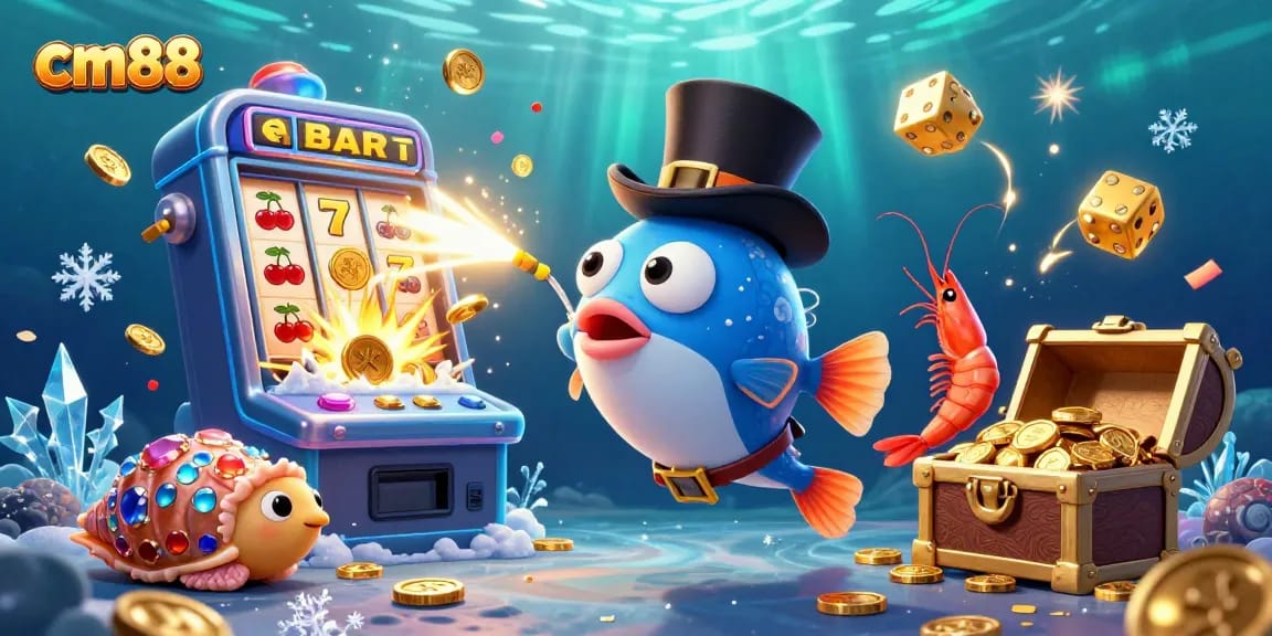 Play exciting slot games at cm88 with vibrant characters and dynamic casino elements!
