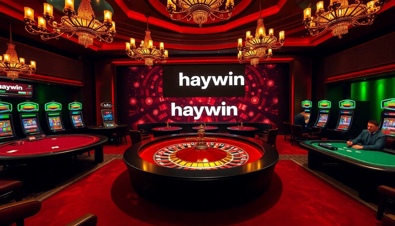 Experience the thrill of victory at haywin's vibrant casino tables and exciting games.