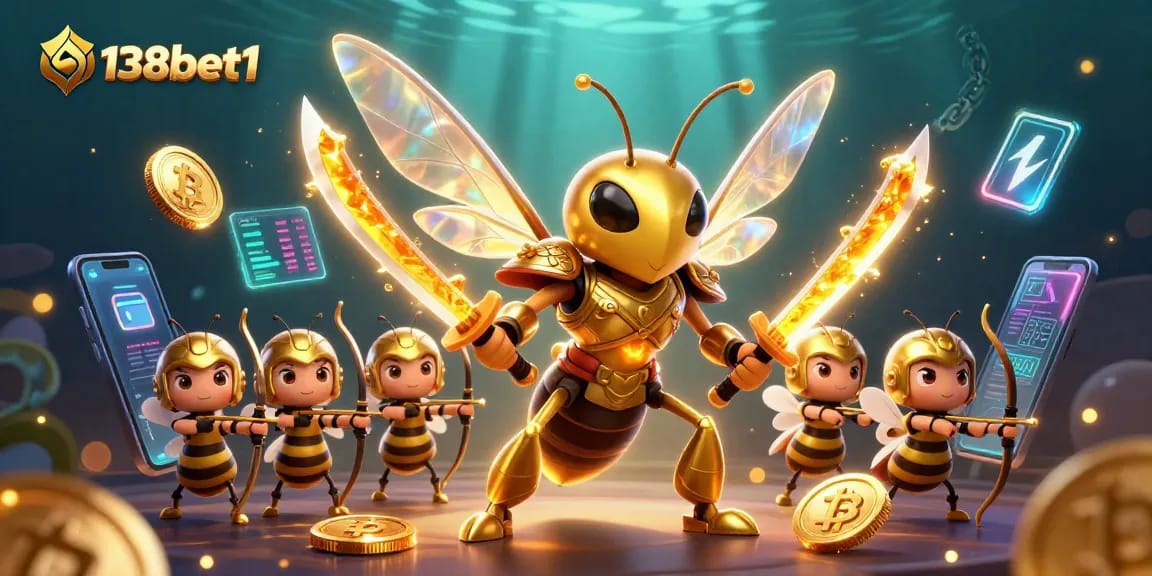 Engage with thrilling gameplay on 138bet1, showcasing a colorful 3D casino landscape full of dynamic elements.