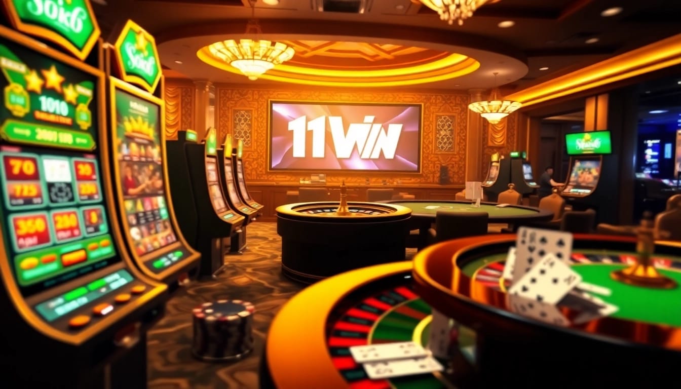 Experience thrilling action at https://11win.br.com/ with vibrant slot machines and poker tables.