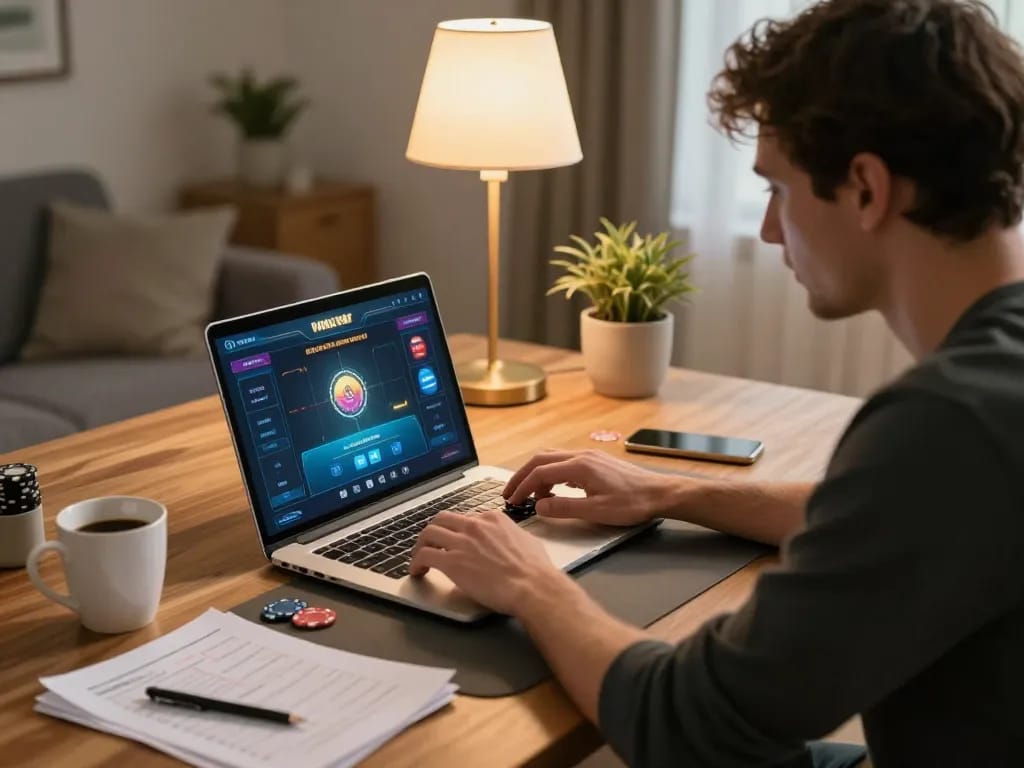 Engaging gaming session on nhacaiuytin platform, highlighting strategic poker gameplay.