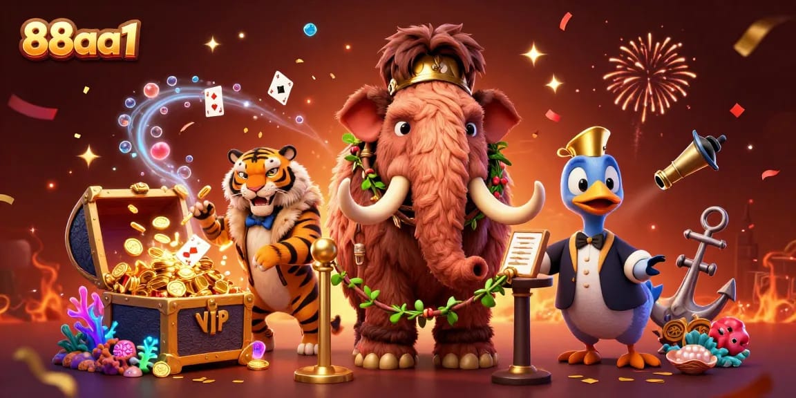 Experience thrilling gaming adventures at 88aa1 with exciting casino characters and dynamic elements.
