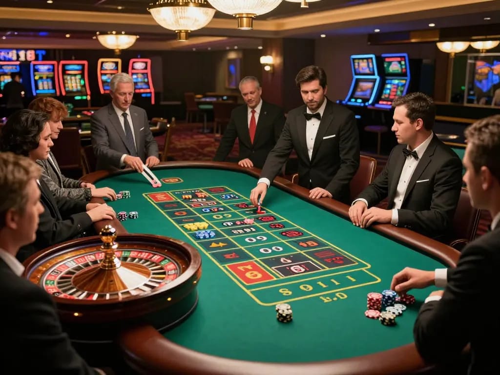 Experience the thrill of ดูหนัง at the roulette table, where bets are placed and excitement unfolds