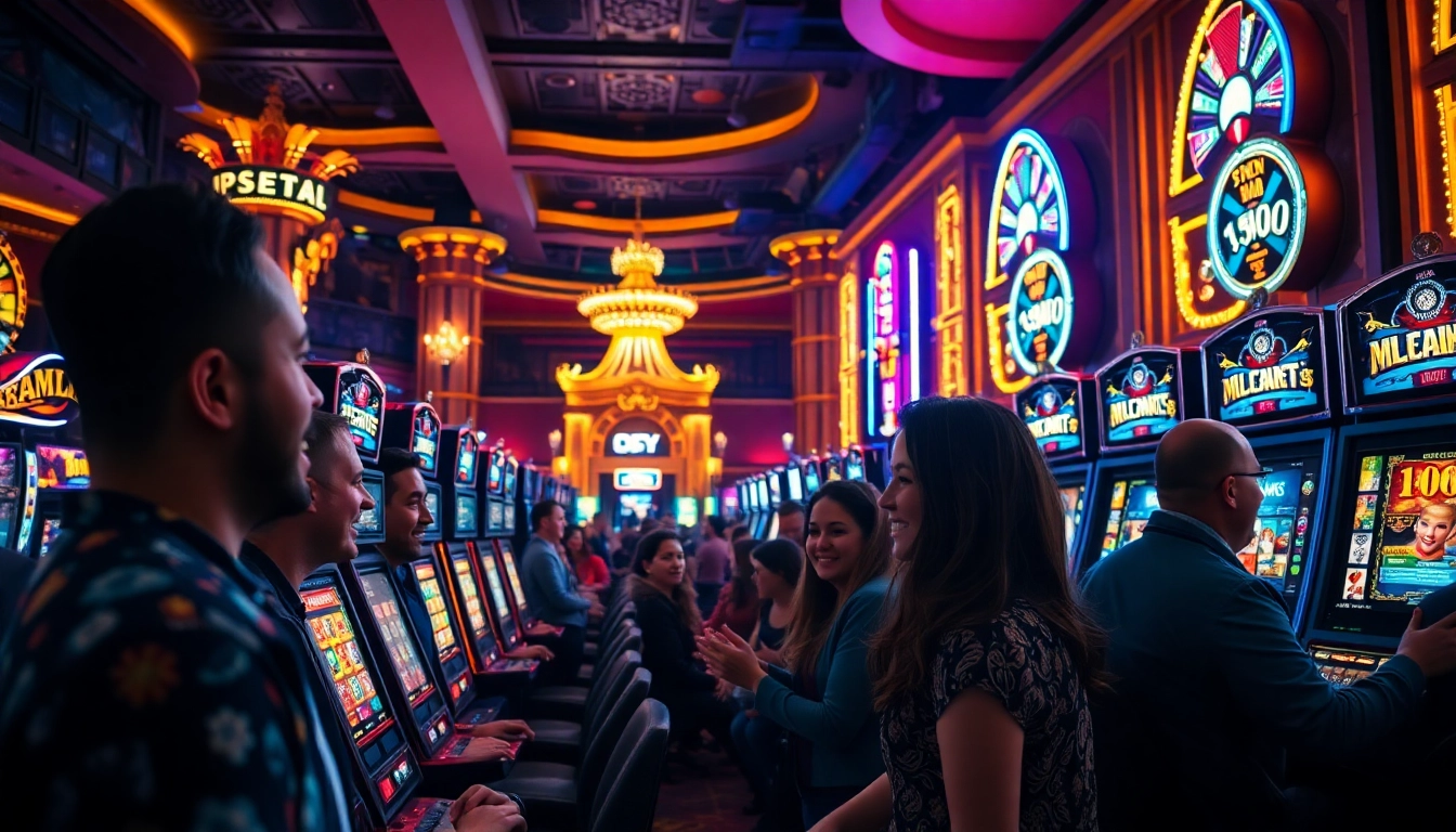 Jelajahi dunia kasino bbni4d dengan slot mesin yang cemerlang dan suasana meriah.