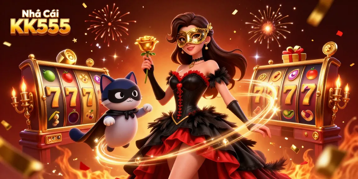 Experience winning at Nhà cái KK555 with thrilling slot games and captivating celebrations.