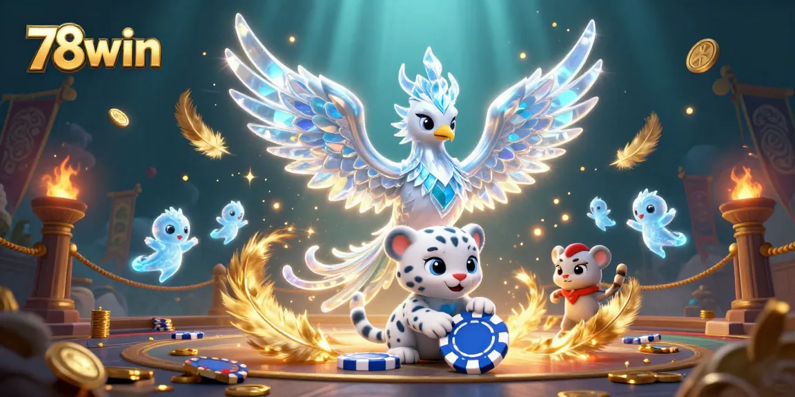 Experience thrilling gameplay with 78win as the ice phoenix and snow leopard join in a magical setting.