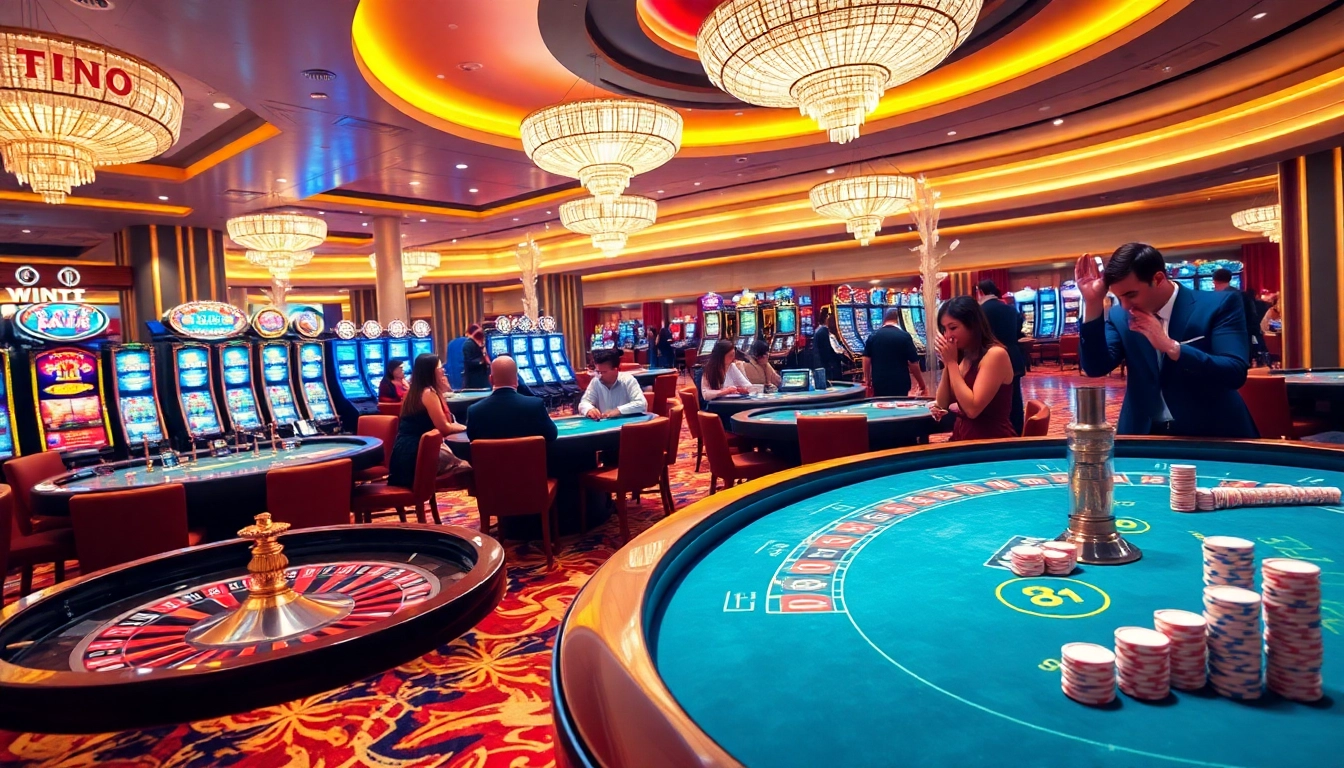 Experience thrilling gambling action at Win678's vibrant casino tables and slot machines.