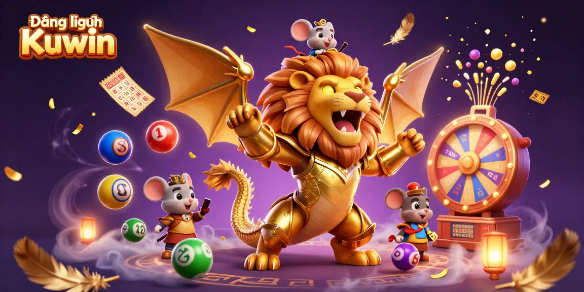 Win big with Đăng nhập Kuwin as the cheerful characters enjoy an exciting gambling adventure.