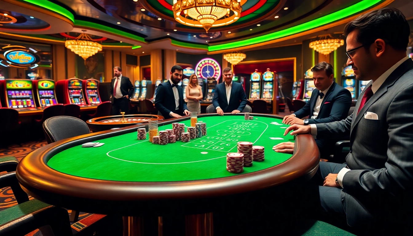 Winning big at the poker table with Clubmastersgg.com in a luxurious casino setting.