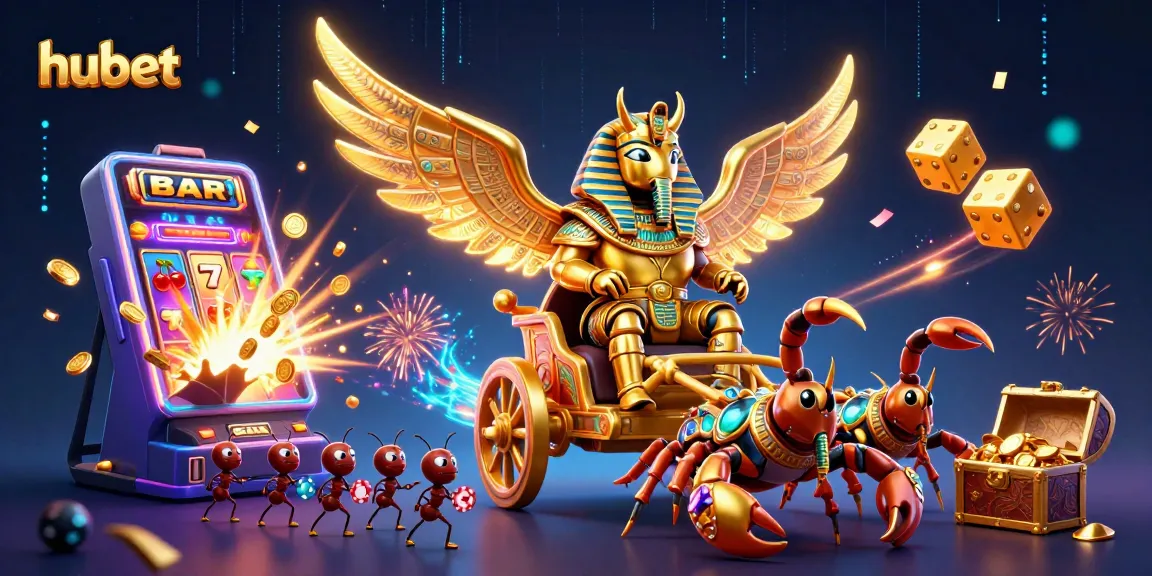 Experience thrilling gameplay at hubet with our dynamic casino illustration featuring exciting slot elements.
