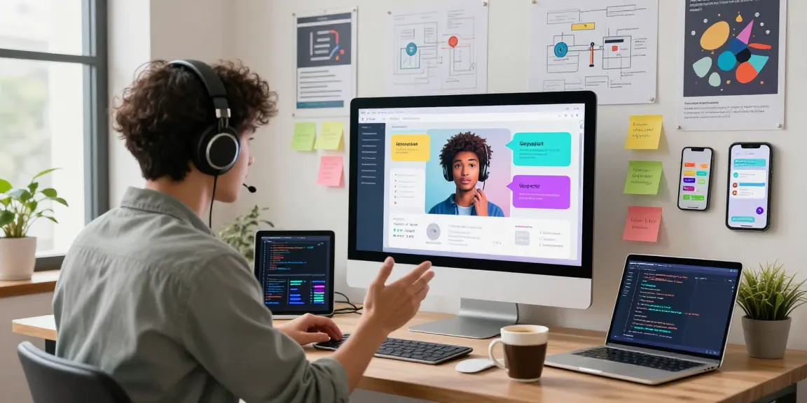 Interactive workspace showcasing spicy chat ai interface and lively conversation with a chatbot.