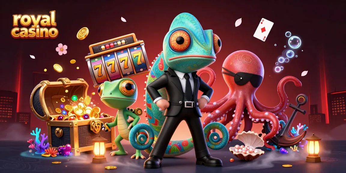 Experience the thrilling gameplay of royal casino with vibrant characters and dynamic gaming elements.