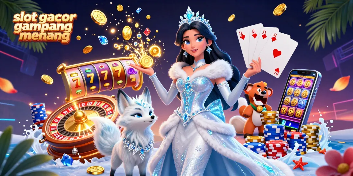 Experience the thrill with slot gacor gampang menang in an exciting 3D casino scene.