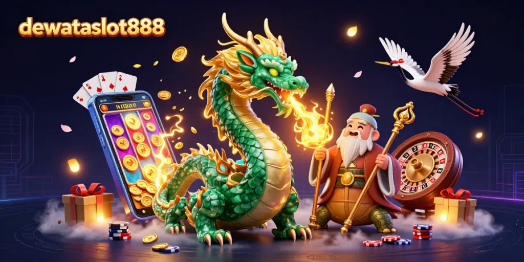 menangkan jackpot di dewataslot888 dengan ilustrasi kasino 3D yang penuh energi dan warna