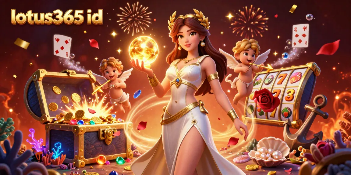 Experience excitement with the lotus365 id in a vibrant casino scene filled with gold and celebration.