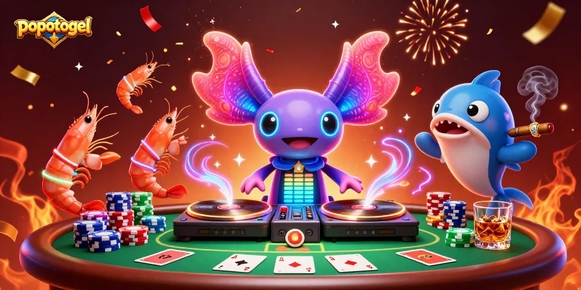 Play exciting games at popotogel with vibrant visuals and engaging characters in a thrilling casino atmosphere.