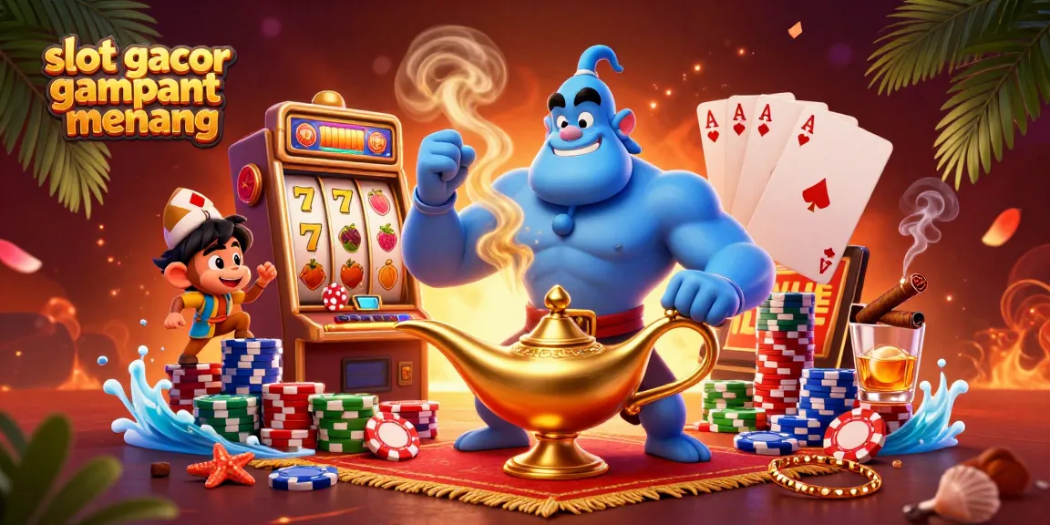 Spin the slot gacor gampang menang reels with vibrant characters and rich casino elements in an exciting 3D scene.