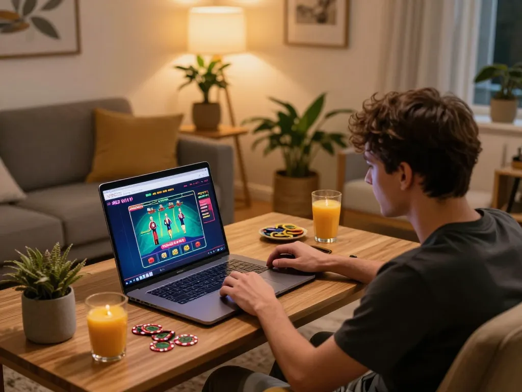 Engage with trang chủ 98win for live dealer gaming in a cozy home setup.