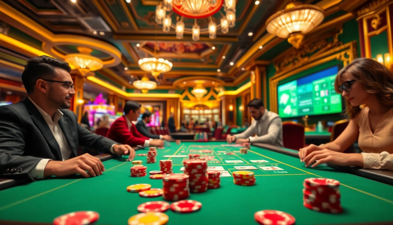 Spiele auf casinospielen.de mit einer lebhaften Casino-Szene und engagierten Spielern.
