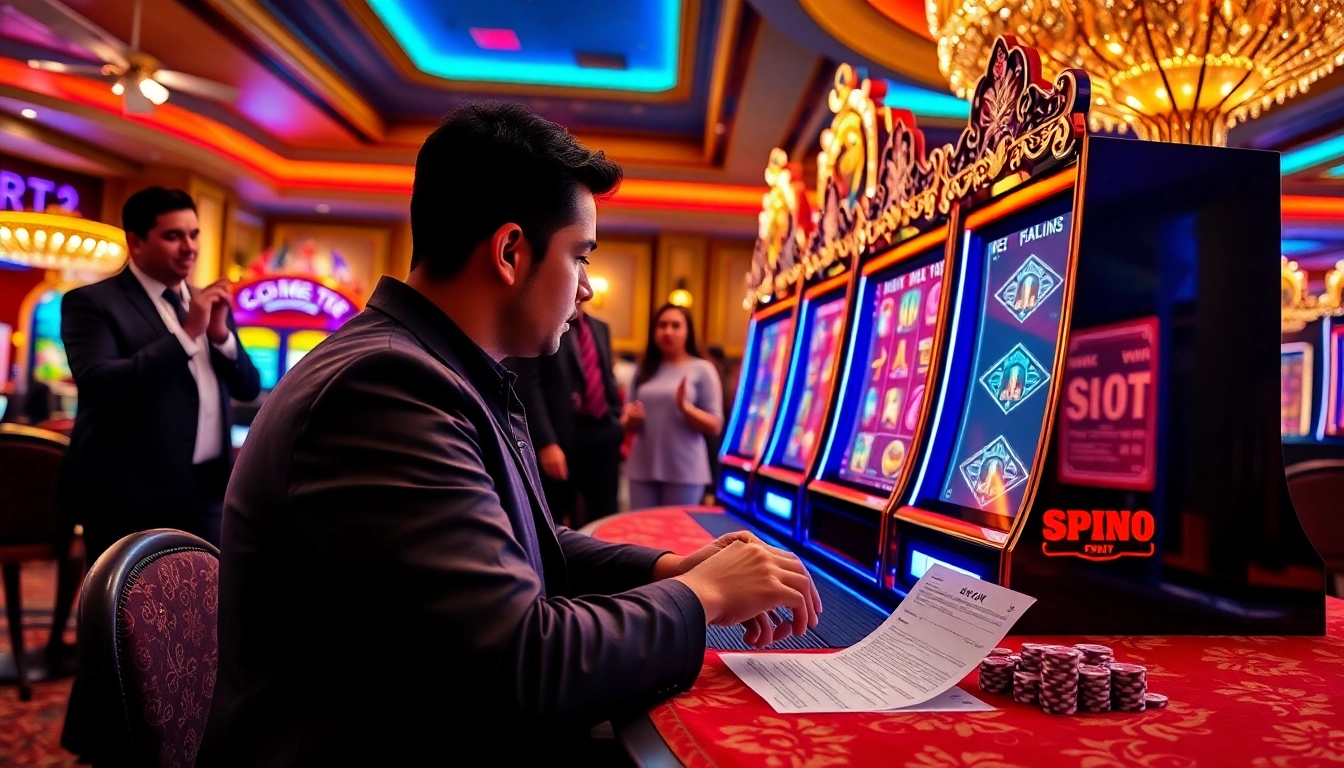 Experience the thrill at the slot api raja 88 machine with vibrant casino elements.