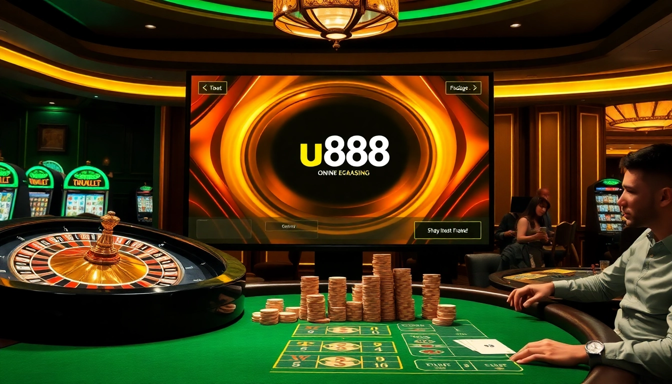 Experience thrilling online gambling action at u888 with lively poker tables and roulette.